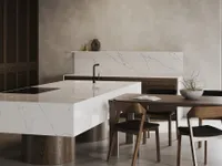 Кварцевый агломерат Perlino Bianco